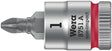 WERA Schraubendrehereinsatz 8751 A Phillips PH 1, 1/4 Zoll, Länge 28 mm, Take it easy