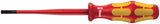 Wera Schraubendreher 160 iSS VDE Schlitz 0,8 x 4,0 x 100 mm, isoliert, Kraftform, Abrollschutz