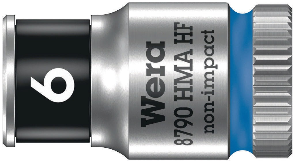 WERA Steckschlüsseleinsatz 8790 HMA HF 1/4 Zoll 6-kant SW 10 mm mit Haltefunktion
