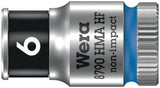 WERA Steckschlüsseleinsatz 8790 HMA HF 1/4 Zoll 6-kant SW 10 mm mit Haltefunktion