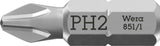 Wera Bit 867/1 Z TX6 TORX® 25 mm 1/4"-Sechskant CV-Molybdän zähhart 10 Stück