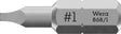 Wera Bit 868/1 Z Innenvierkant 4,5 mm, 1/4" Sechskant, 25 mm, 10er-Pack