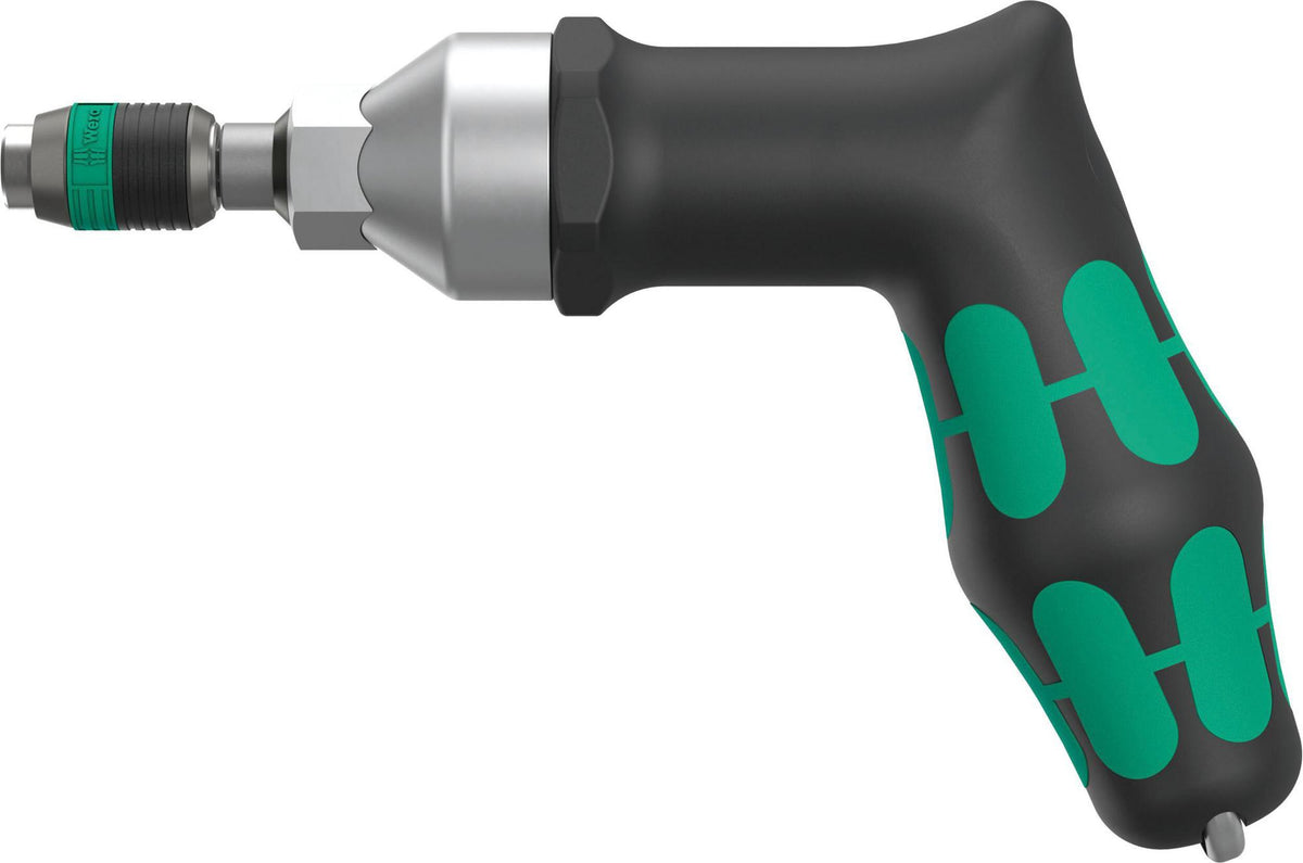 WERA Drehmomentschraubendreher 7442, 3-6 Nm, Rapidaptor, Kraftform-Pistolengriff