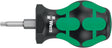 WERA Schraubendreher 367 TORX® Stubby T 10 mit 2K-Griff und Rundklinge