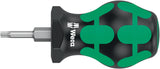 WERA Schraubendreher 367 TORX® Stubby T 10 mit 2K-Griff und Rundklinge