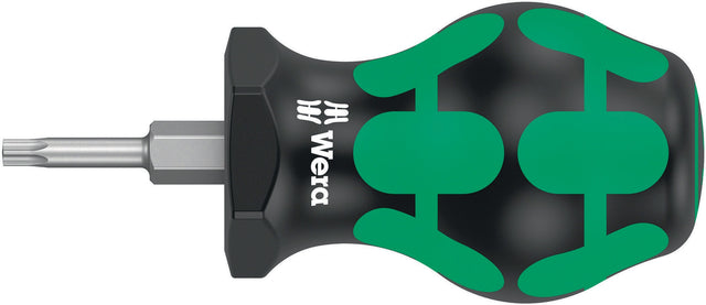 WERA Schraubendreher 367 TORX® Stubby T 10 mit 2K-Griff und Rundklinge
