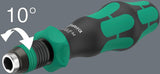 WERA Bithandhalter 838 RA S 1/4 Zoll Komfort Plus Griff mit integrierter Ratsche