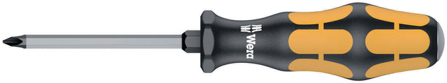 WERA Schraubendreher 917 SPH PH 1, Schlagkappe, 6-Kant Klinge, 80 mm