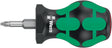WERA Schraubendreher 350 PH PH 1 2K-Griff Rundklinge 25 mm