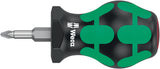 WERA Schraubendreher 350 PH PH 1 2K-Griff Rundklinge 25 mm