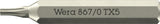 WERA Bit 867/0 Micro TX 10, 30 mm, 4 mm Sechskant, 10er-Pack