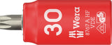 WERA Steckschlüsseleinsatz 8767 A VDE HF 1/4 Zoll TX 10, 36 mm – Isoliert, mit Haltefunktion