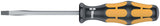 WERA Schraubendreher 932 A Schlitz 3,5 mm mit 2K-Kraftform-Griff und Black-Point-Spitze