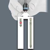 WERA Edelstahlbitsortiment BC 10 Stainless 10-tlg. mit Rapidaptor Bithalter