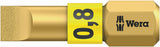 Wera Bit 800/1 BDC Schlitz 5,5 mm diamantbeschichtet BiTorsion 25 mm 10er-Pack