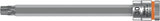 WERA Steckschlüsseleinsatz 8767 A HF TORX® 1/4 Zoll T10, 28 mm, mit Haltefunktion