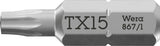 Wera Bit 867/1 Z TX6 TORX® 25 mm 1/4"-Sechskant CV-Molybdän zähhart 10 Stück