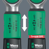 WERA Safe-Torque A 1 Drehmomentschlüssel 1/4 Zoll 2-12 Nm mit Torque Lock Funktion