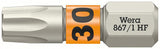 WERA Bit 867 TORX® HF 1/4 Zoll TX 10, 25 mm, mit Farbleitsystem, 10er-Pack