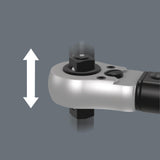 WERA Drehmomentschlüssel Click-Torque Lock A 5 R/L 1/4 Zoll 2,5-25 Nm mit Lock-Funktion