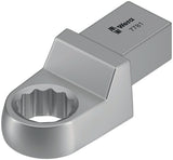 WERA Einsteckringschlüssel 7771 SW 10mm, 9x12mm Aufnahme, CV-Stahl, mattverchromt