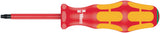 WERA Schraubendreher 167 i T 10 VDE-isoliert, 80 mm Klinge, Kraftform-Griff