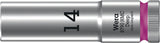 Wera Steckschlüsseleinsatz 8790 HMC Deep 6-kant SW11mm 1/2 Zoll CrV Länge 83mm