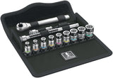 WERA Steckschlüsselsatz 8100 SA 7 Zyklop 28-tlg. 1/4 Zoll SW 5-13 mm mit 76-Zahn-Knarre