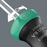 WERA Magazinbithalter KK27 RA 2 6-teilig Schlitz – Kraftform Handhalter mit integrierter Ratsche