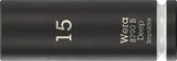 WERA Steckschlüsseleinsatz 8790 B Impaktor Deep 3/8 Zoll, 1 Zoll, 63 mm – Schlagschrauberfest