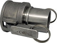 TEGUMA Hebelarmkupplung Safe-Lock Kamlok Typ C Edelstahl 3/4 Zoll