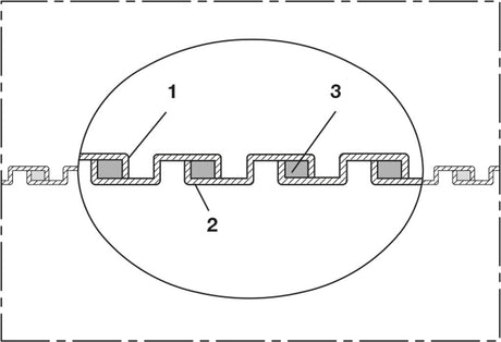 NORRES Metallschlauch ID 100-102mm AD 107mm 3,5mm 10m – Absaug- und Förderschlauch