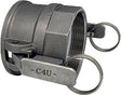 TEGUMA Hebelarmkupplung Safe-Lock Kamlok Typ D Edelstahl 3/4 Zoll