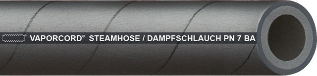TEGUMA VAPORCORD® Niederdruck Dampfschlauch ID 10 mm, 40 m, EPDM, EN ISO 1307