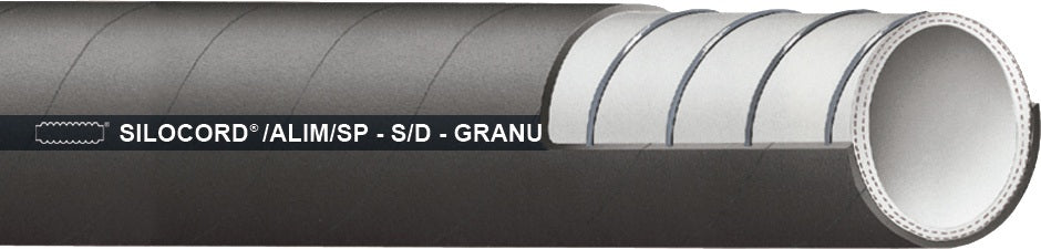 TEGUMA Saugschlauch SILOCORD®/ALIM/SP ID 75,0 mm – 40 m, abriebfest & lebensmittelbeständig