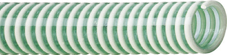 TEGUMA Kunststoff-Saugschlauch COSMO® ID 20 mm – 50 m Rolle, grün transparent