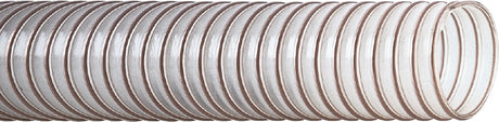 TEGUMA PURFLEX/L Absaugschlauch ID 25,0 mm, Länge 20 m – Polyurethan, Stahlspirale, transparent