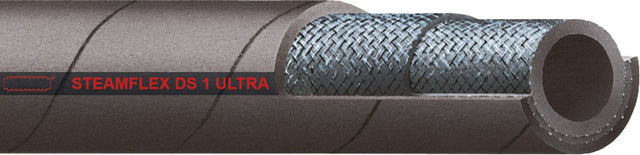 TEGUMA Hochdruck Dampfschlauch STEAMFLEX EN/ISO ID 13mm, 40m – Doppelte Stahlgeflechteinlage