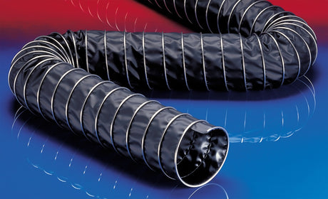 NORRES PVC-Saugschlauch ID 160 mm AD 172 mm 6 m – Elektrisch leitfähig, flexibel, für Absaug- und Förderanwendungen