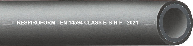 TEGUMA Kunststoff Pressluftschlauch RESPIROFORM 9,5 mm x 16,0 mm, 50 m, Schwarz