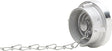 Blindkupplung Storz D aus Aluminium mit Kette – TEGUMA Knaggenteil 31 mm