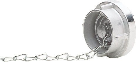 Blindkupplung Storz D aus Aluminium mit Kette – TEGUMA Knaggenteil 31 mm