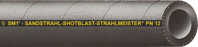 TEGUMA Sandstrahlschlauch SM1®-STRAHLMEISTER ID 13,0 mm – 40 m abriebfester Premium-Sandstrahlschlauch