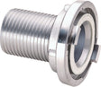 TEGUMA Storz-Saugkupplung C mit gerilltem Schlauchstutzen 52 mm aus Aluminium