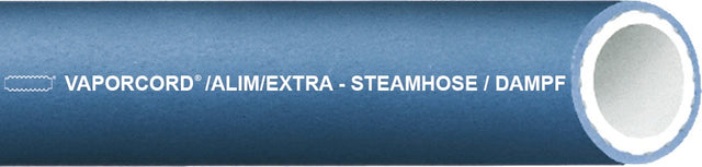 TEGUMA VAPORCORD®/ALIM/EXTRA Reinigungs- und Dampfschlauch 10 mm x 19 mm, 40 m, Blau