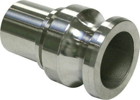 TEGUMA Hebelarmkupplung Kamlok Typ E VA (1.4408) 26,44 mm 3/4 Zoll – Edelstahl Vaterteil mit Schlauchtülle