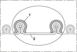 NORRES PE-Klemmprofilschlauch Ø 1000 mm, 3 m – flexibler Absaug- und Förderschlauch