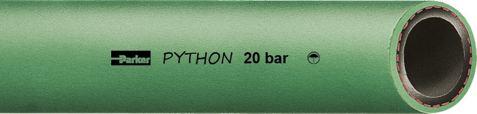 TEGUMA Wasserschlauch PYTHON 40 m – EPDM Schlauch für Salz- und Heißwasser, 20 bar