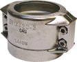 TEGUMA Klemmschale VA (1.4408) 25,0 mm – Spannbereich 36–39 mm, zweiteilig