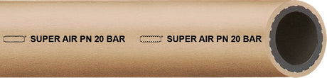 TEGUMA SUPER AIR Kunststoff-Pressluftschlauch 6,0 mm x 11,0 mm, 50 m, Beige